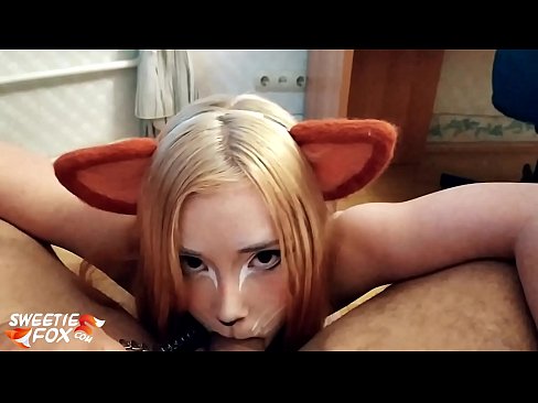 ❤️ Nilunok ni Kitsune ang titi at cum sa kanyang bibig ❌ Porno sa amin ﹏